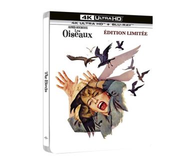 Les Oiseaux (1963) en réédition Steelbook 4K Ultra HD Blu-ray le 9 juin 2021