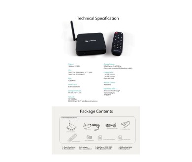 Open Hour Gecko : Une Box 4K et HEVC sous Android à moins de 100 euros