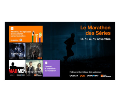 Orange : 351 épisodes de 43 séries gratuits du 13 au 19 novembre