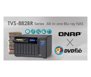 DVDFab débarque sur les NAS QNAP pour dématérialiser vos Blu-ray
