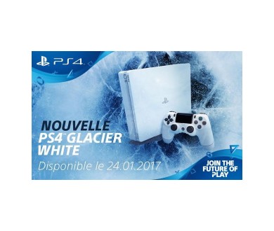 Une PS4 Glacier White à partir du 24 janvier