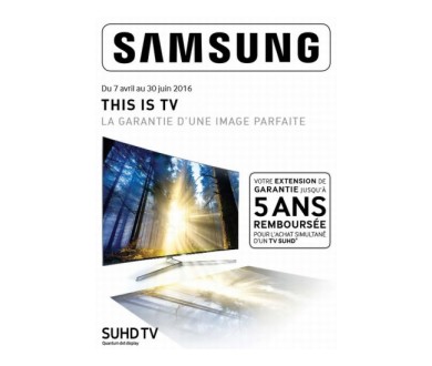 Samsung SUHD : ODR This is TV jusqu'au 30 juin prochain
