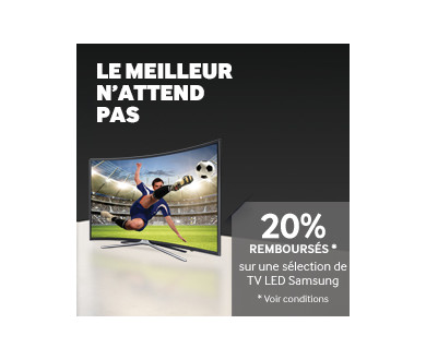 Samsung ODR Euro 2016 : 20% remboursés sur les TV LED