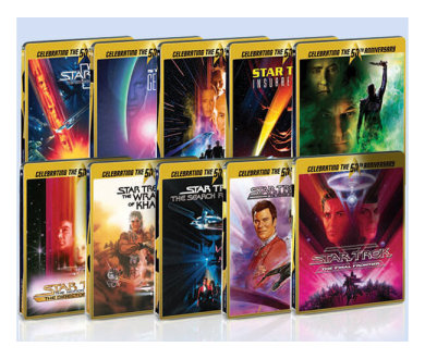 10 films Star Trek réédités en Steelbook collector Blu-ray !