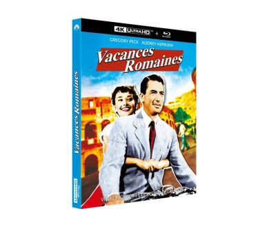 Vacances romaines (1953) dès le 16 août en 4K Ultra HD Blu-ray chez Paramount (France)