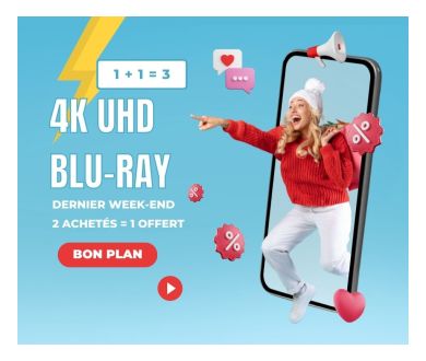 [TERMINE] 2 Blu-ray 4K achetés = le 3ème offert