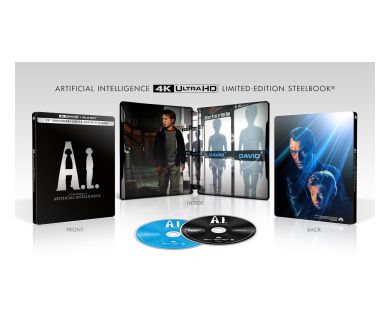 A.I. Intelligence artificielle (2001) attendu mi-décembre en Steelbook 4K Ultra HD Blu-ray