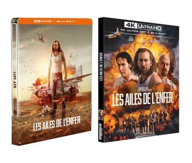 Les Ailes de l'Enfer (1997) attendu le 18 novembre en France en Steelbook et Simple 4K Ultra HD Blu-ray