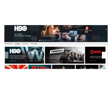 SVOD d'Amazon : Arrivée des services de HBO et Cinemax