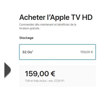 L'Apple TV de quatrième génération renommé Apple TV HD