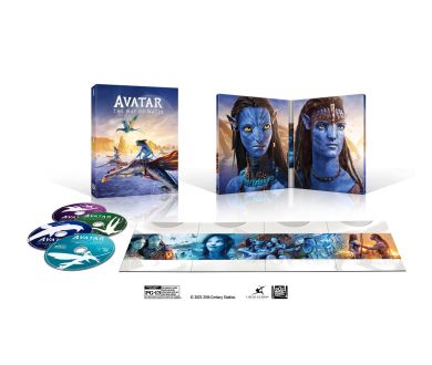 Avatar - La Voie de l'Eau (2022) en édition Collector 4K UHD Blu-ray avec 8H de bonus aux USA