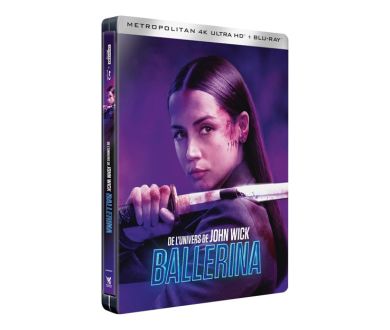 MAJ : Ballerina (2025) de la saga John Wick en Steelbook 4K Ultra HD Blu-ray le 16 octobre