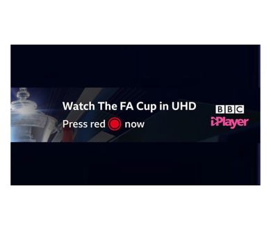 BBC iPlayer : La finale de la FA Cup en Ultra HD HDR (HLG) le 18 mai