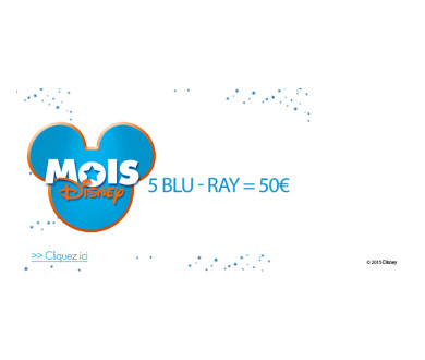 Dernières Heures : Mois Disney : 5 Blu-ray pour 50 euros !