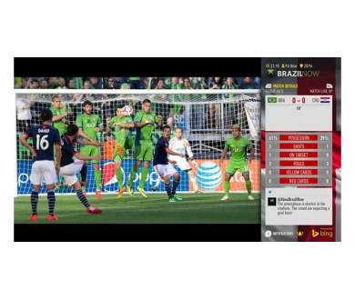 La finale de la Coupe du Monde en 4K à Westfield à Londres