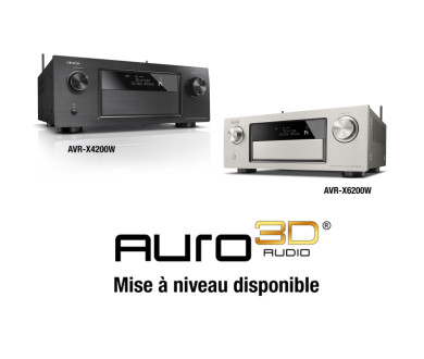 Denon AVR-X4200W et AVR-X6200W : Mise à jour Auro-3D disponible !