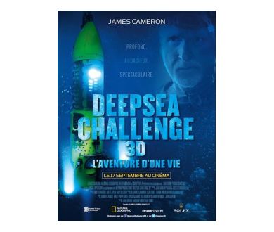 James Cameron : Sortie en septembre de Deepsea Challenge 3D - L’Aventure d’une vie