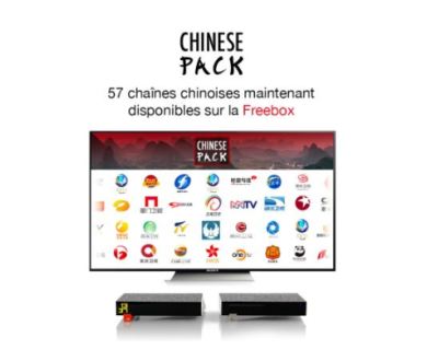 Free annonce le lancement du Chinese Pack avec 29 chaînes HD