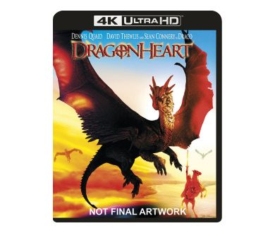 Cœur de Dragon (DragonHeart, 1996) aperçu en 4K Ultra HD Blu-ray (10 janvier 2023)