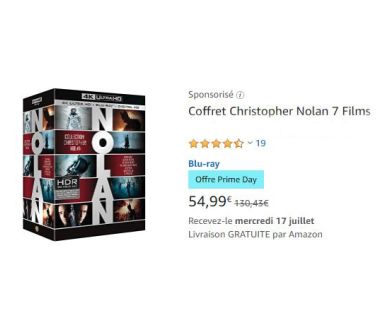 Prime Day 2019 : Des coffrets Blu-ray 4K avec de superbes remises !