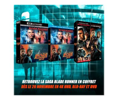 Saga Blade Runner : Coffret spécial 4K Ultra HD Blu-ray en France dès le 26 novembre