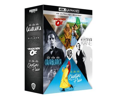 MAJ : Un coffret 4K Ultra HD Blu-ray (4 Classiques) avec Casablanca le 16 novembre chez Warner