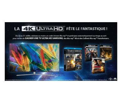 Universal / Paramount : Jeu concours 4K jusqu'au 31 juillet !
