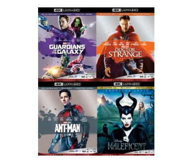 Les Gardiens de la Galaxie, Ant-Man, Maléfique et Doctor Strange en 4K Ultra HD Blu-ray