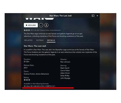 Disney+ : Une première liste de films compatibles Dolby Vision et Atmos