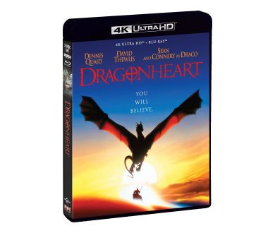 Cœur de Dragon (DragonHeart, 1996) aperçu en 4K Ultra HD Blu-ray (10 janvier 2023)