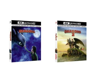 Dragons et Dragons 2 : Combo 4K + 3D et DTS:X confirmés