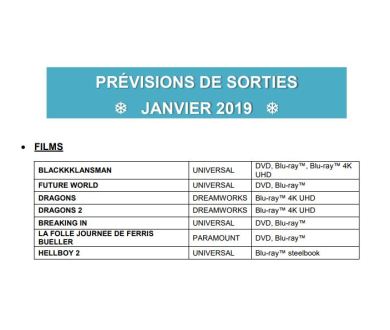 MAJ : Dragons et Dragons 2 le 23 janvier prochain en France en 4K Ultra HD Blu-ray