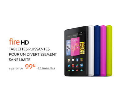 Amazon Fire HD 6 et Fire HD 7 : Tablettes tactiles à partir de 99 euros