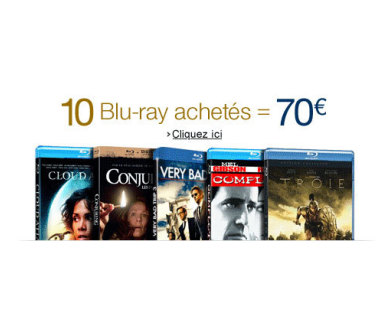 Rappel Week-End : 10 Blu-ray achetés = 70 euros seulement