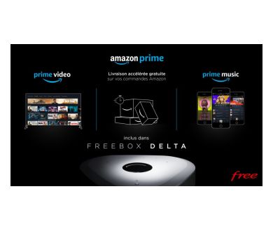 Freebox Delta : Free intègre le service Amazon Prime sans surcoût