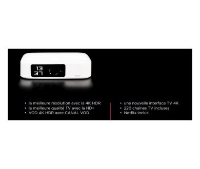 Freebox One : Un seul boîtier, 4K HDR10 et Netflix Essentiel à partir de 29.99 euros