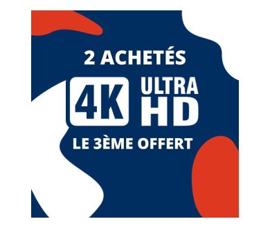 [3 octobre] 2 Blu-ray 4K achetés = le 3ème offert
