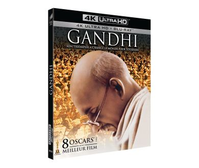 MAJ : Gandhi aperçu en édition 4K Ultra HD Blu-ray individuelle pour juillet
