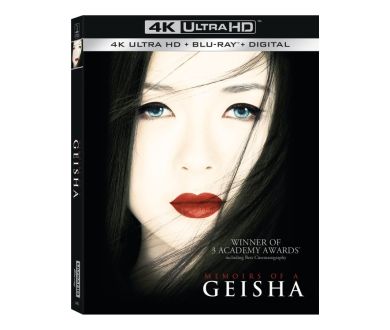 Mémoires d'une Geisha (2005) de retour en 4K Ultra HD Blu-ray le 10 novembre aux USA