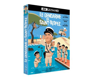 MAJ : Le Gendarme de Saint-Tropez en 4K Ultra HD Blu-ray le 13 juillet chez M6 Vidéo