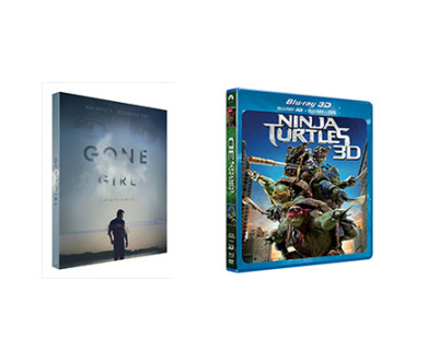 Test : Gone Girl et Ninja Turtles en Blu-ray et Blu-ray 3D