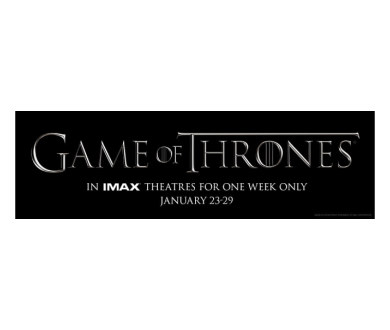 La série Game of Thrones en IMAX !