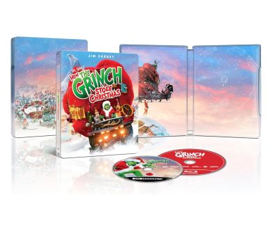 MAJ : Le Grinch (2000) revient en Steelbook 4K Ultra HD Blu-ray le 3 décembre en France