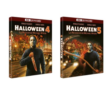 Halloween 4 et 5 (1988-1989) attendus le 28 avril en France en simple 4K Ultra HD Blu-ray
