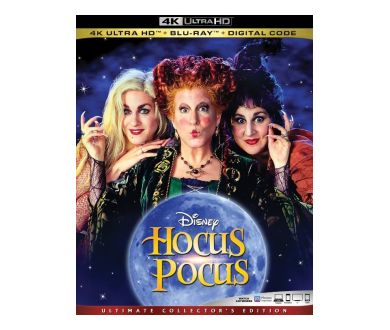 Hocus Pocus (1993) de Kenny Ortega en 4K Ultra HD Blu-ray le 15 septembre chez Disney