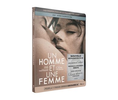 La version restaurée d'Un homme et une femme (1966) en 4K Ultra HD Blu-ray le 23 octobre