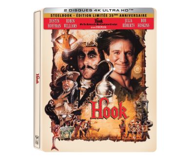 Hook ou la Revanche du Capitaine Crochet (1991) de retour en Steelbook 4K Ultra HD Blu-ray le 25 novembre