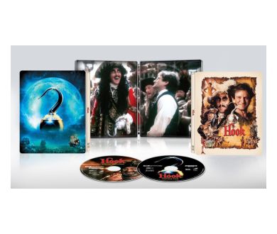 Hook ou la Revanche du Capitaine Crochet (1991) de retour aux USA en Steelbook 4K Ultra HD Blu-ray en novembre