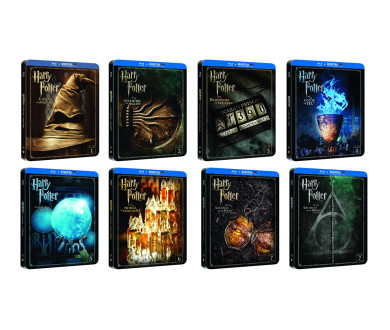Disponibles ! Harry Potter : Des éditions Blu-ray Steelbook pour les 8 films