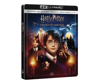 Harry Potter à l'école des sorciers (Steelbook 4K) : L'édition 4K Ultra HD Blu-ray à 10.99€ seulement